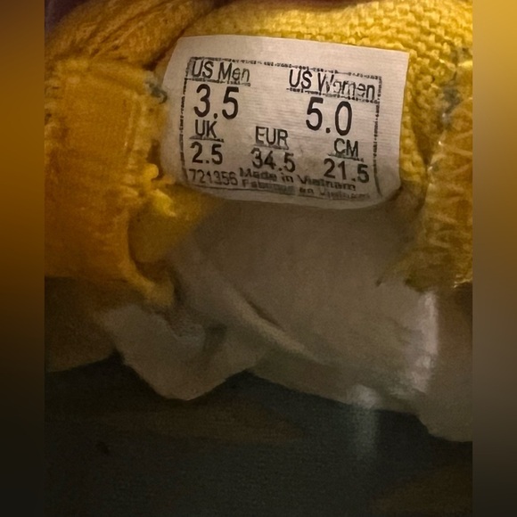 VANS x The Simpson Low Canvas Step In Sneakers Black Yellow Unisex M 3.5 W 5 - Picture 9 of 9